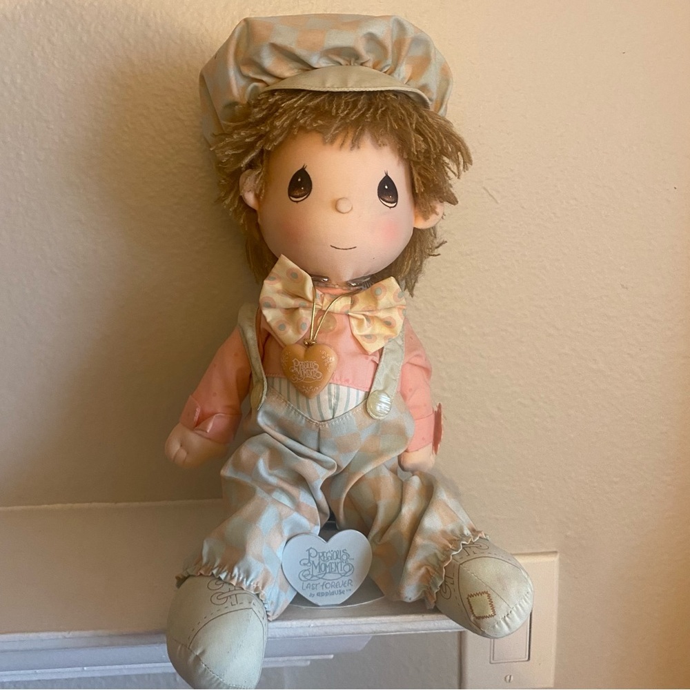 1985 💗Precious Moments Last Forever by Applause Dolls Set Boy & Girl - Picture 11 of 14